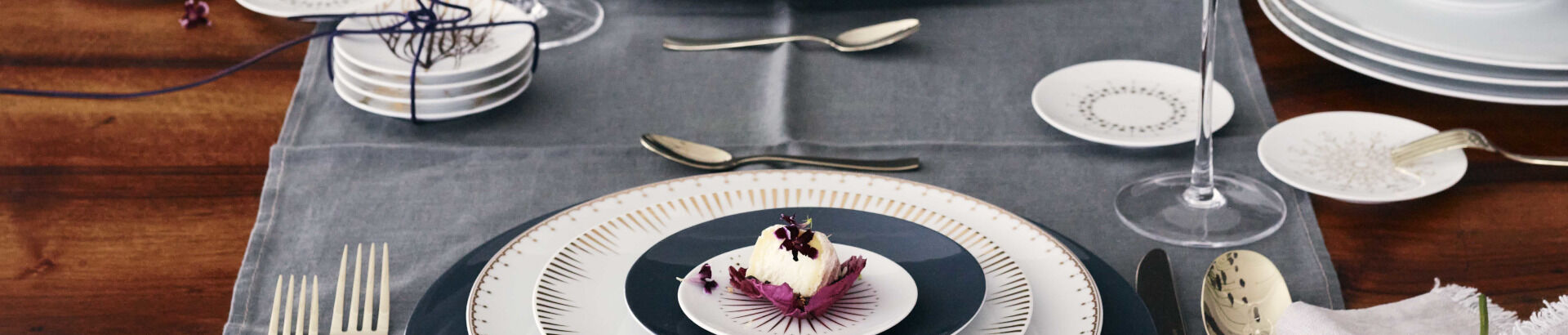 Rosenthal TAC Gropius Festive Celebration – Set Mit 4 Flachen Tellern, 10 Cm