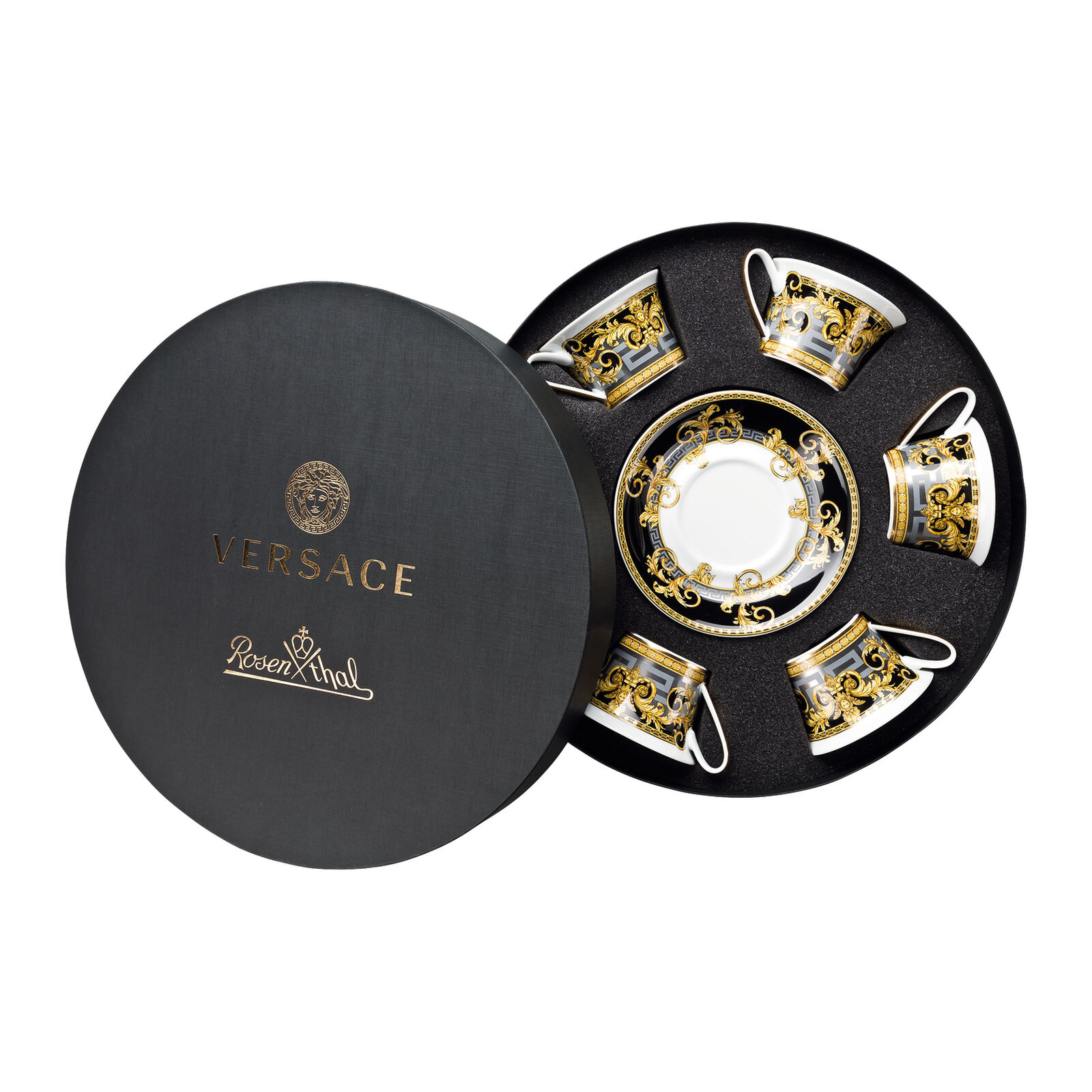 Set with 6 tea cups & saucers image number null