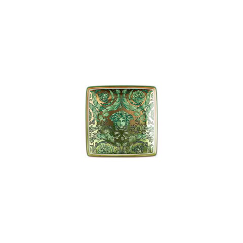 Coupelle carrée 12 cm plate