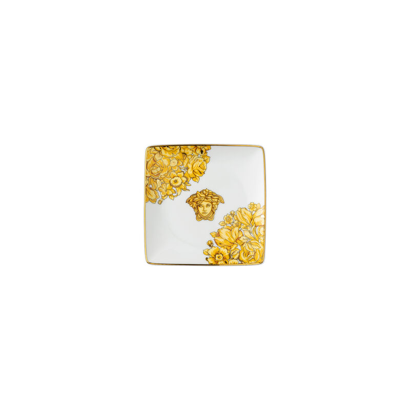 Coupelle carrée 12 cm plate