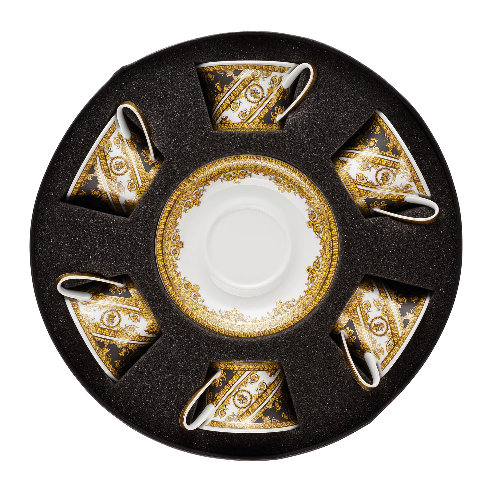 Set with 6 tea cups & saucers image number null