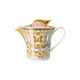 Teapot (1.30 l) from the Versace Le Jardin de Versace collection with a cylindrical shape.