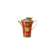 Creamer (0.22 l) from the Versace Medusa Red collection, dimensions 13.5 cm by 7.5 cm by 13.9 cm.