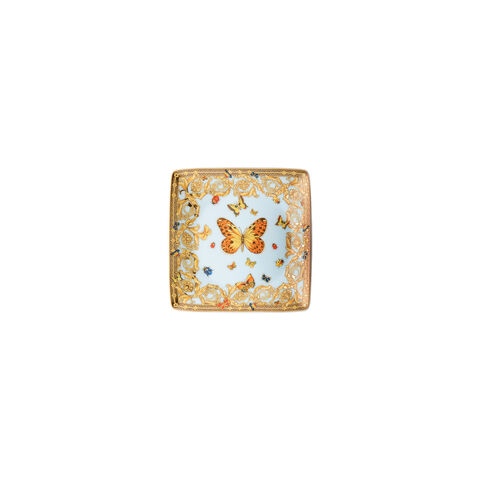 Coupelle carrée 12 cm plate