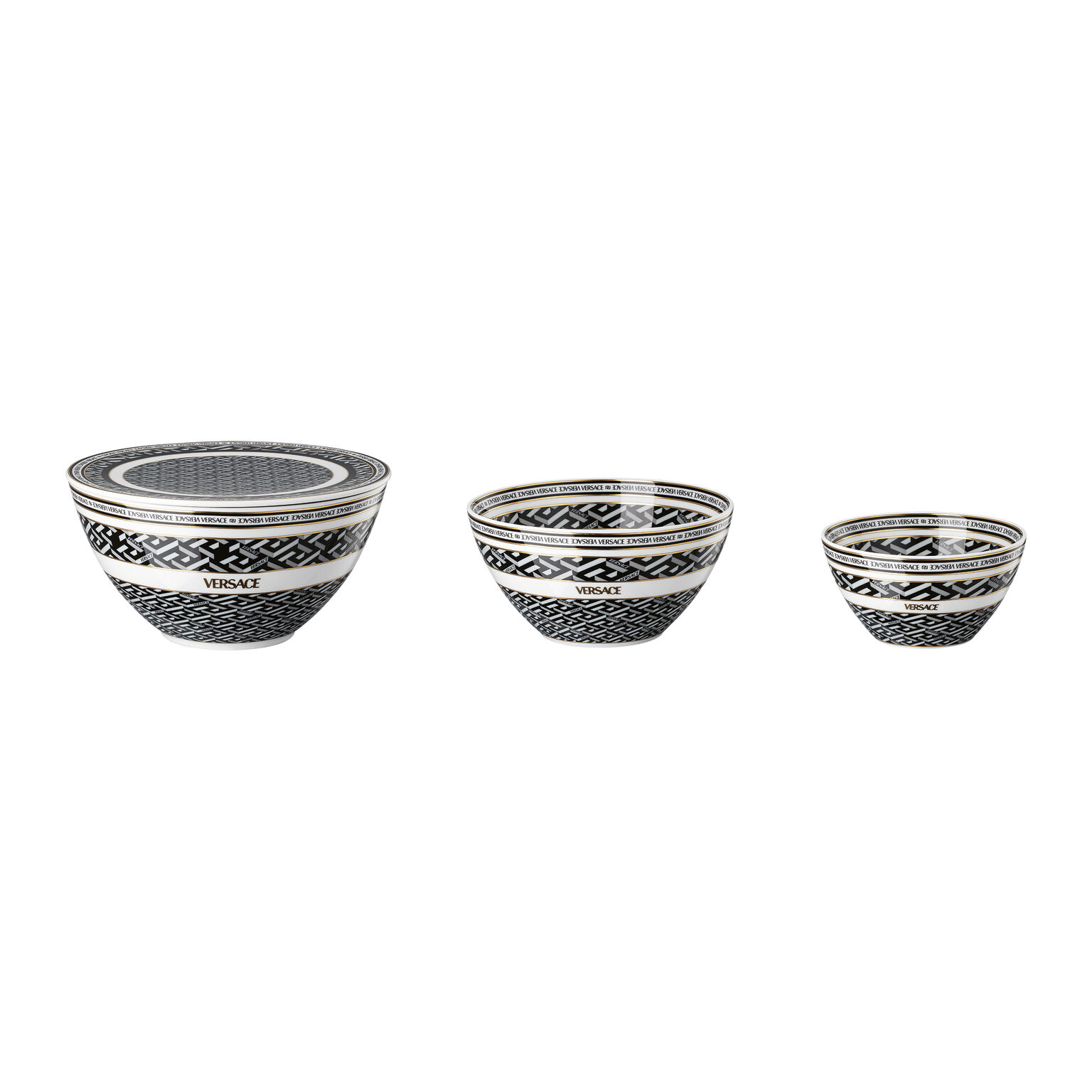 La Greca Signature Black Bowl-Set 4-tlg. - Thumbnail 2