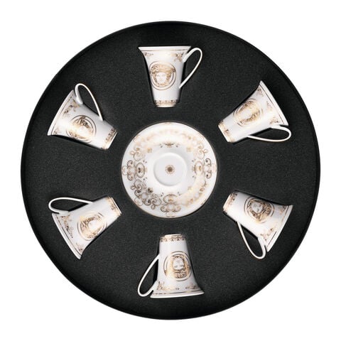 Set de 6 paires tasse expresso/mocha