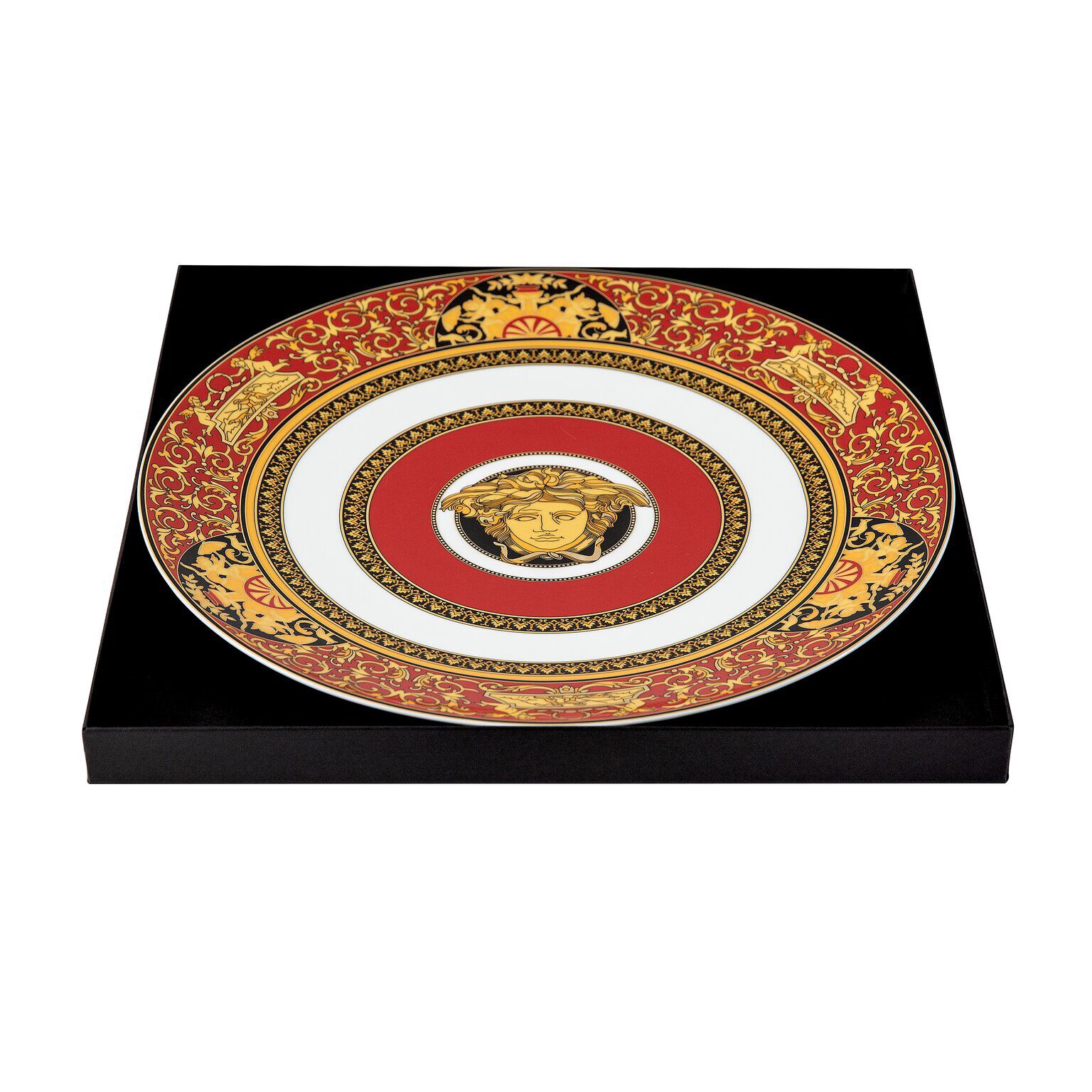 Rosenthal Porcelain, Service plate 33 cm, Medusa Red