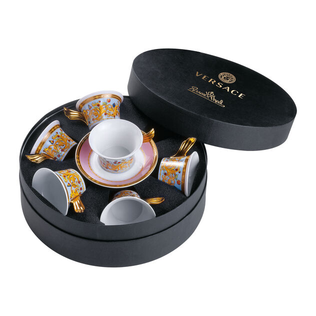 Set with 6 tea cups & saucers image number 0