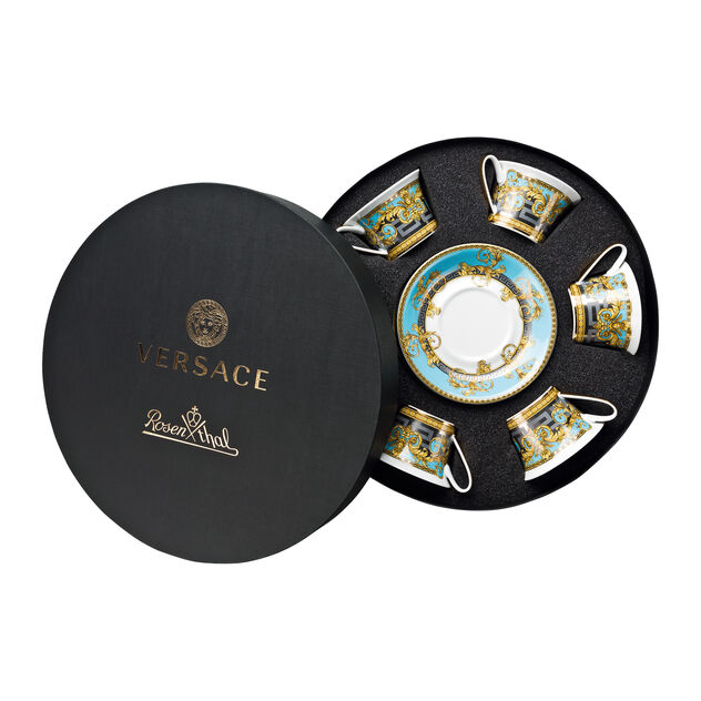 Set with 6 tea cups & saucers image number 0