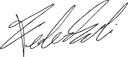 Signature Federico Sandri Signature Federico Sandri