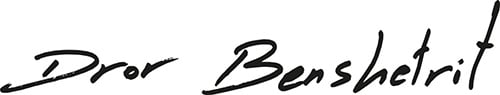 Signature Dror Benshetrit Signature Dror Benshetrit