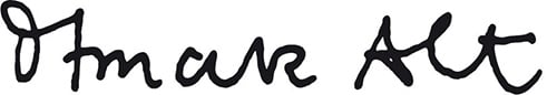 Signature Otmar Alt Signature Otmar Alt