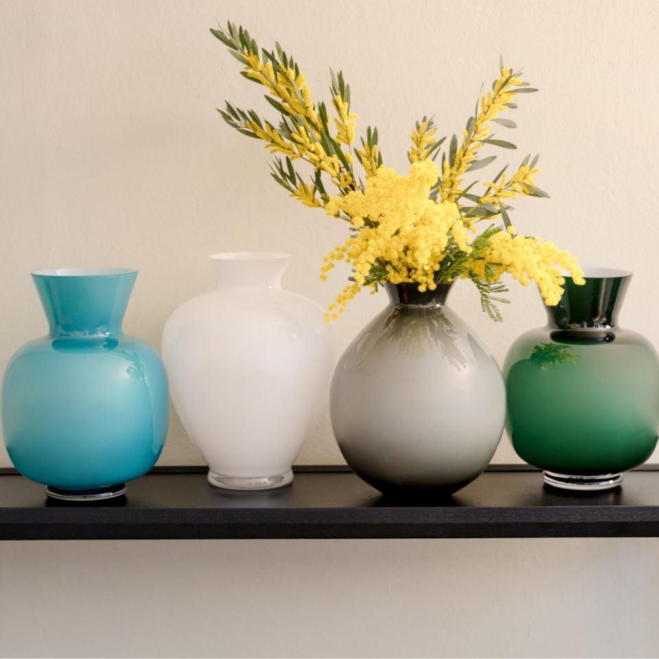 Rosenthal Porcelain, Vase 34 cm, Le Jardin de Versace Le