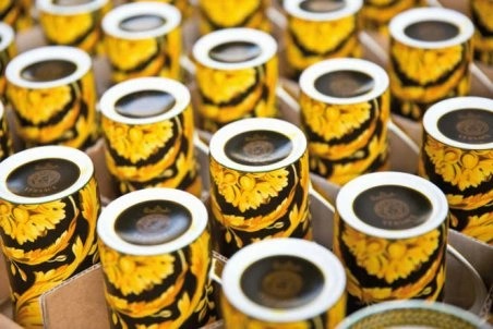Representation of the bottom stamps of Rosenthal meets Versace mugs